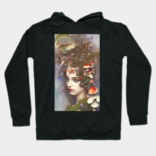 Trippy Girl Mushrooms Hoodie